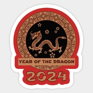 2024 year of the dragon Sticker